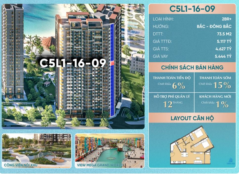 CHỈ CĂN C5L1-16-09 MASTERI GRAND COAST